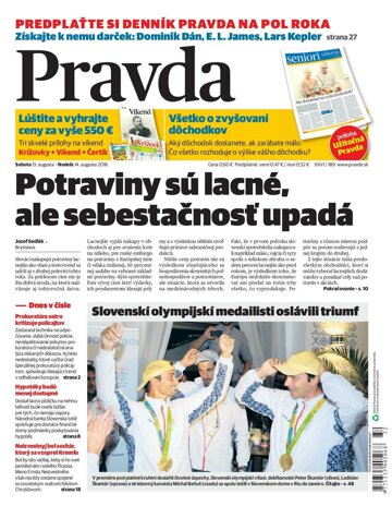 Obálka e-magazínu Pravda 13.8.2016