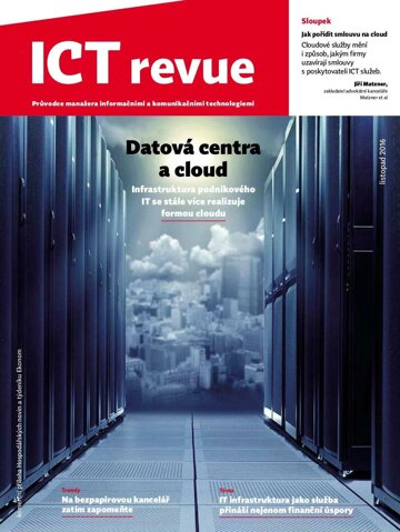 Obálka e-magazínu Hospodářské noviny - příloha 216 - 8.11.2016 příloha ICT revue