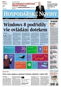 Obálka e-magazínu Hospodářské noviny 209 - 26.10.2012