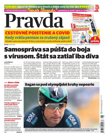 Obálka e-magazínu Pravda 14. 7. 2021