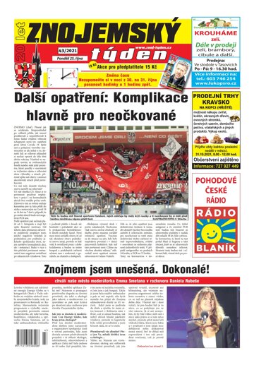 Obálka e-magazínu Znojemský týden 43/2021