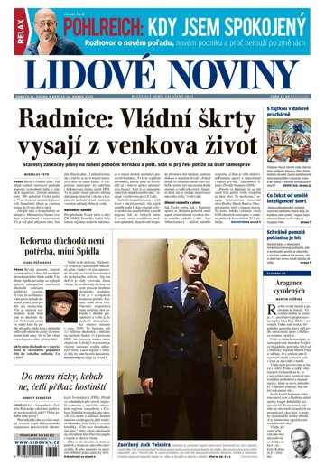 Obálka e-magazínu Lidové noviny 15.4.2023