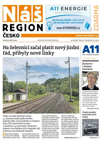 Obálka e-magazínu Náš Region - Česko 51/2024