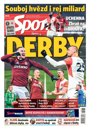 Obálka e-magazínu Sport 8.3.2025