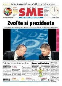 Obálka e-magazínu SME 29.3.2014