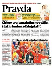 Obálka e-magazínu Pravda 14. 6. 2014