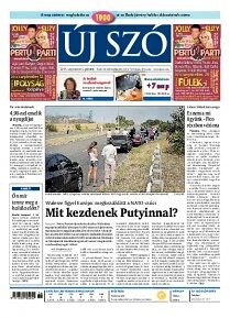 Obálka e-magazínu Új Szó 5.9.2014