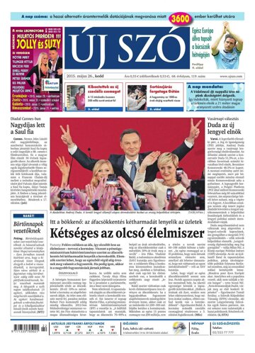 Obálka e-magazínu Új Szó 26/5/2015