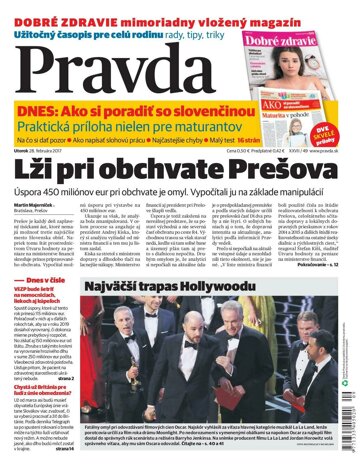 Obálka e-magazínu Pravda 28. 2. 2017