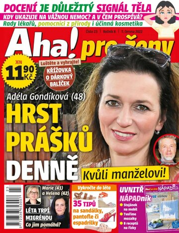 Obálka e-magazínu AHA! pro ženy 23/2022