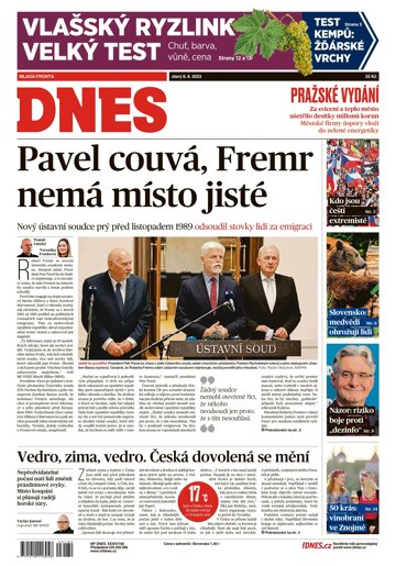 Obálka e-magazínu MF Dnes 8.8.2023