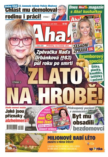 Obálka e-magazínu AHA! 21.9.2023