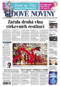 Obálka e-magazínu Lidové noviny 1.2.2014