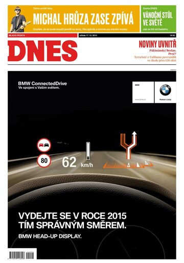 Obálka e-magazínu MF Dnes 17.12.2014