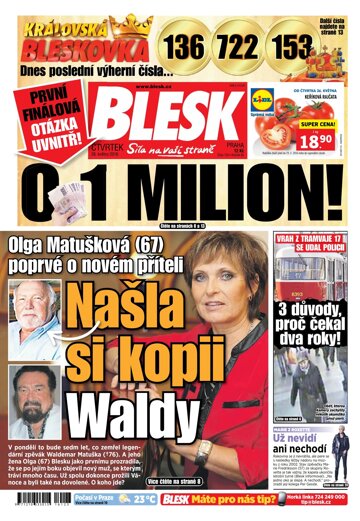 Obálka e-magazínu Blesk 26.5.2016