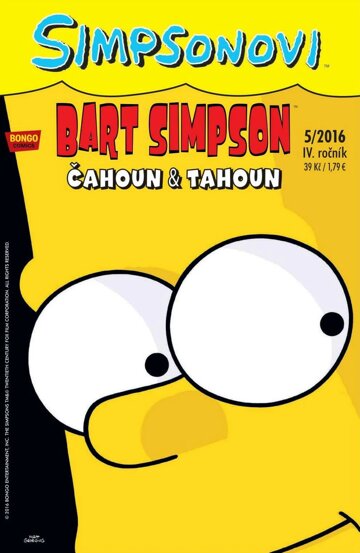 Obálka e-magazínu Ukázky Komiksů Bart Simpson 5/2016: Čahoun Tahoun