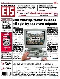 Obálka e-magazínu E15 26.6.2012