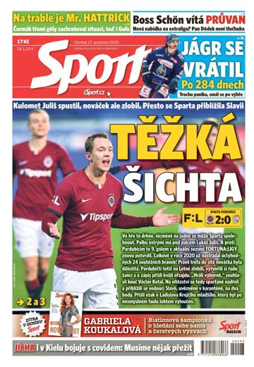 Obálka e-magazínu Sport 17.12.2020