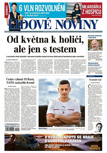 Obálka e-magazínu Lidové noviny 23.4.2021