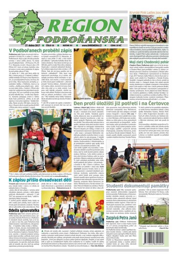 Obálka e-magazínu Region Podbořanska 16/2017