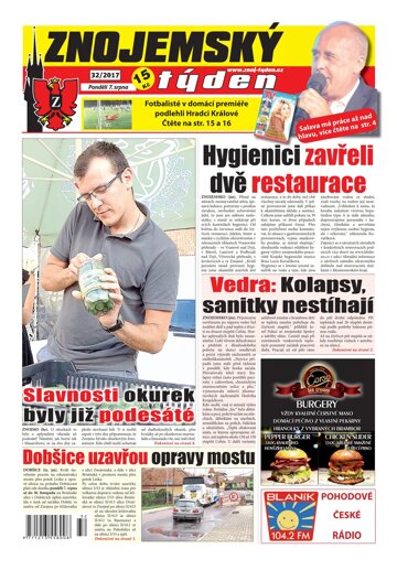 Obálka e-magazínu Znojemský týden 32/2017