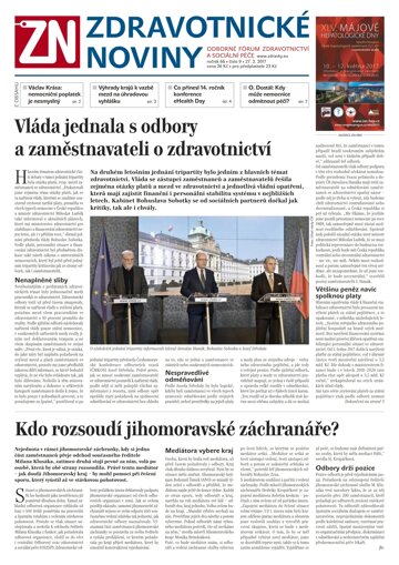 Obálka e-magazínu Ze Zdravotnictví 9/2017