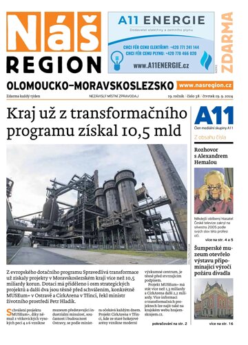 Obálka e-magazínu Náš Region - Olomoucko/Moravskoslezsko 38/2024