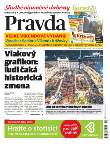 Obálka e-magazínu Pravda 13. 12. 2024