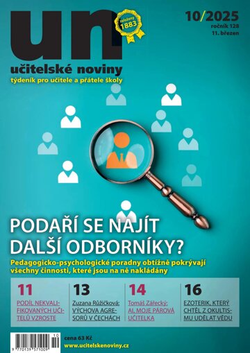 Obálka e-magazínu Učitelské noviny 10/2025