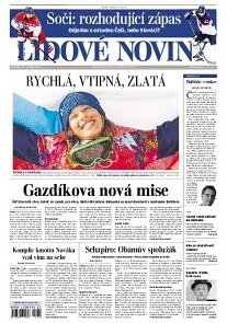 Obálka e-magazínu Lidové noviny 17.2.2014