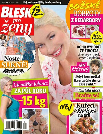 Obálka e-magazínu Blesk pro ženy 8.6.2015