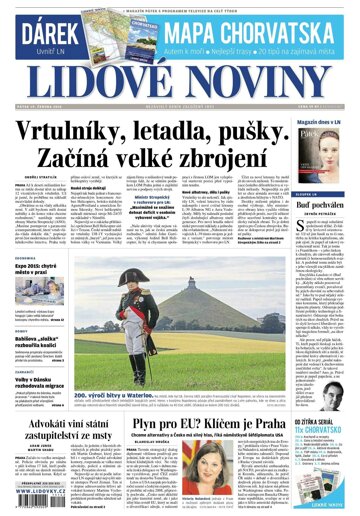 Obálka e-magazínu Lidové noviny 19.6.2015