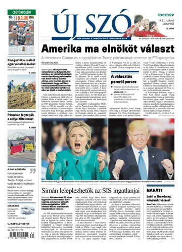 Obálka e-magazínu Új Szó 8.11.2016