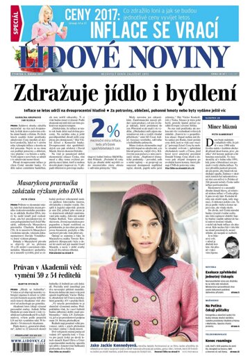 Obálka e-magazínu Lidové noviny 2.2.2017