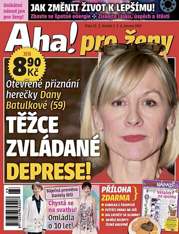 Obálka e-magazínu AHA! pro ženy 6.6.2017