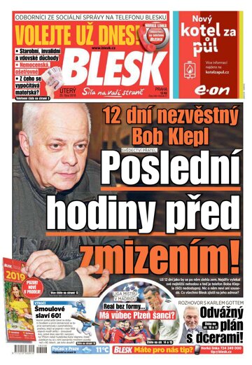 Obálka e-magazínu Blesk 23.10.2018