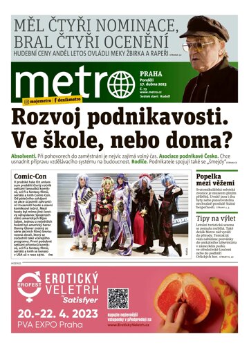 Obálka e-magazínu deník METRO 17.4.2023