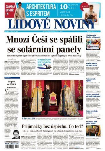 Obálka e-magazínu Lidové noviny 3.5.2023