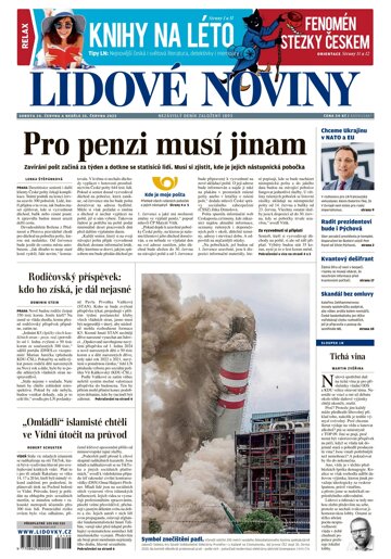 Obálka e-magazínu Lidové noviny 24.6.2023