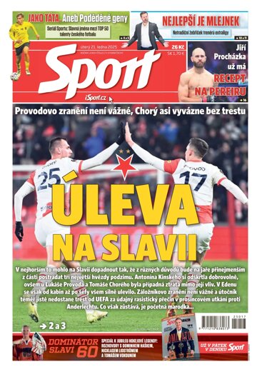 Obálka e-magazínu Sport 21.1.2025