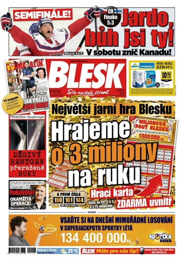 Obálka e-magazínu Blesk 15.5.2015