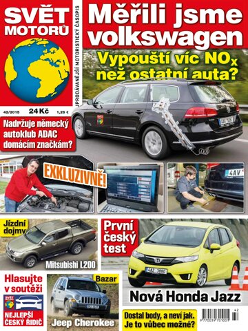 Obálka e-magazínu Svět motorů 12.10.2015