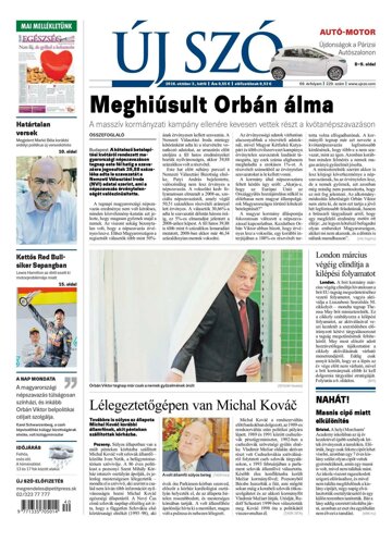 Obálka e-magazínu Új Szó 3.10.2016