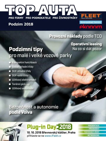 Obálka e-magazínu Hospodářské noviny - příloha 188 - 1.10.2018 příloha Top Auta