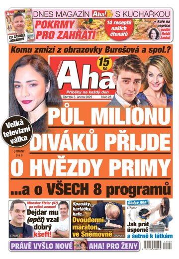 Obálka e-magazínu AHA! 3.2.2022