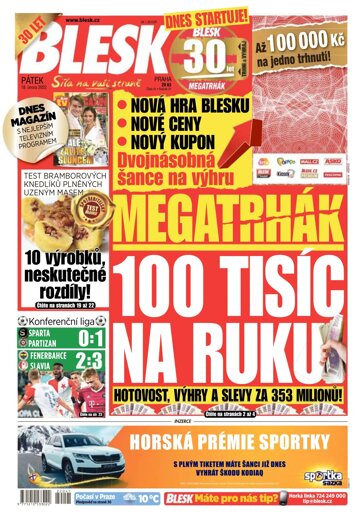 Obálka e-magazínu Blesk 18.2.2022