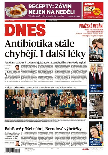 Obálka e-magazínu MF Dnes 23.1.2023