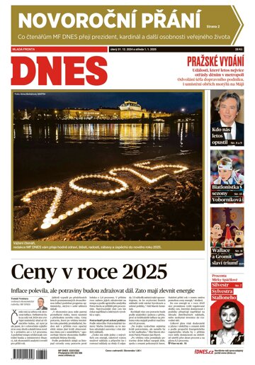 Obálka e-magazínu MF Dnes 31.12.2024