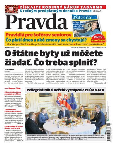 Obálka e-magazínu Pravda 5. 2. 2025