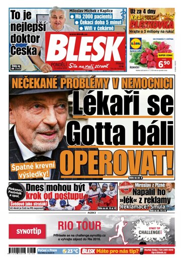 Obálka e-magazínu Blesk 9.5.2016